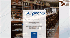 Desktop Screenshot of halyardsrestaurant.com